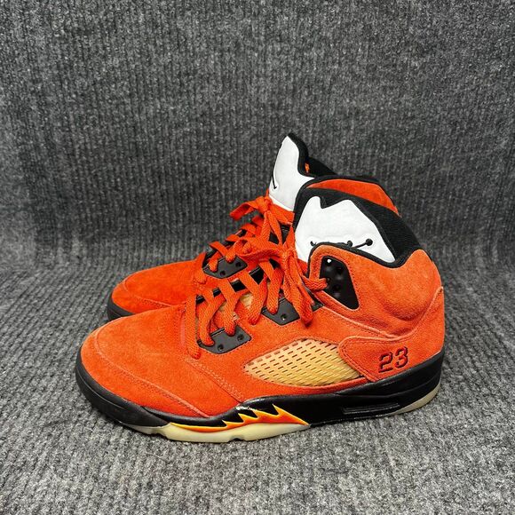 Nike Air Jordan 5 Retro Dunk on Mars Fire Red Shoes Womens 9 DD9336-800 - Picture 3 of 8